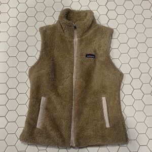 Patagonia Beige Fleece Vest